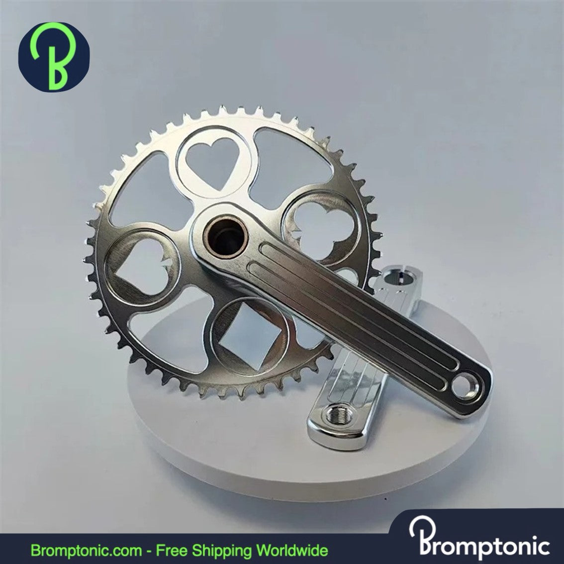 Brompton Aluminum Alloy 48T 50T Chainring Crank for Crankset