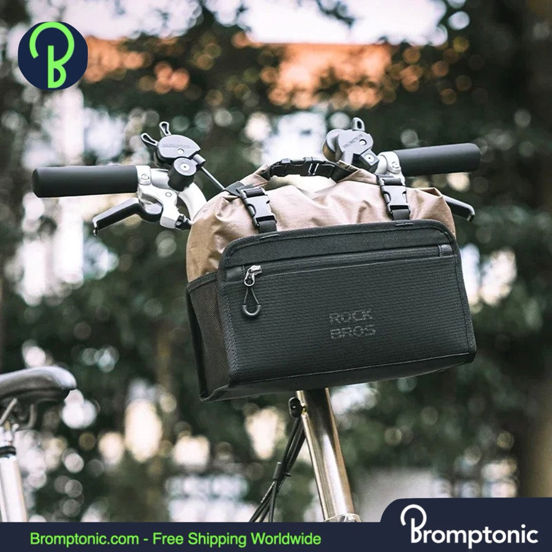 Bolsa para manillar delantero de gran capacidad Brompton de 5,5 l