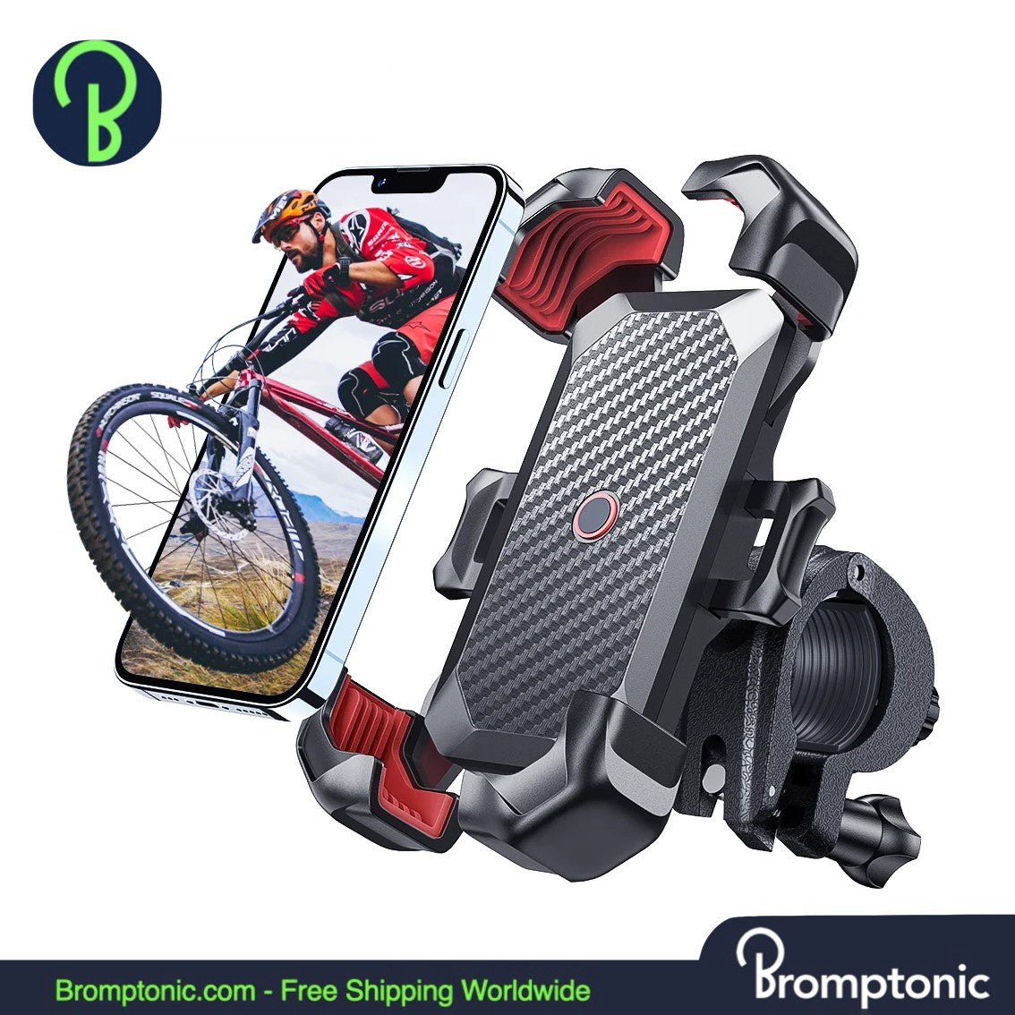 Bromptonic Support de téléphone à 360° pour vélo Brompton