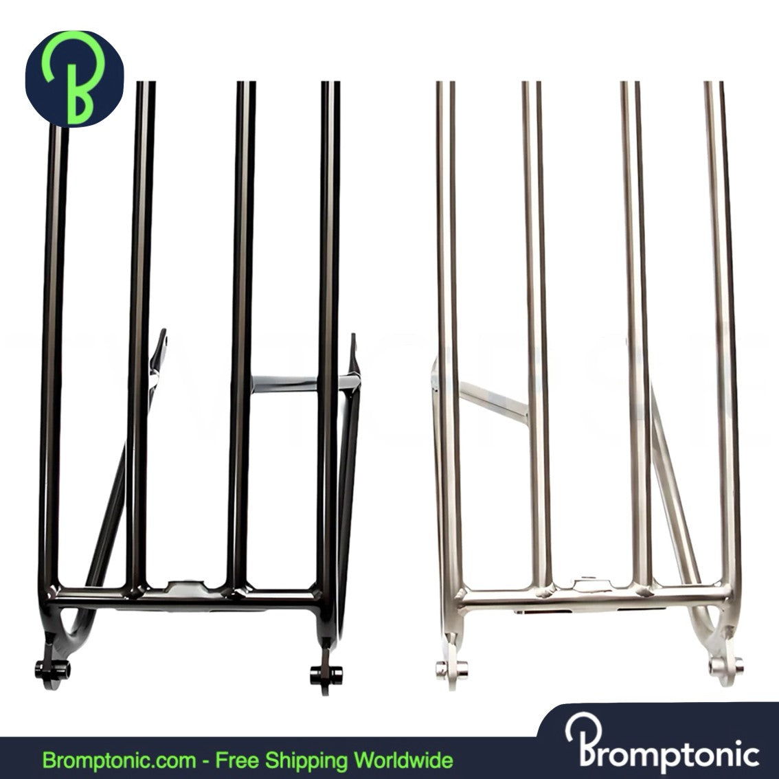 Portapacchi posteriore Brompton Titanium - Portabagagli ultraleggero e resistente