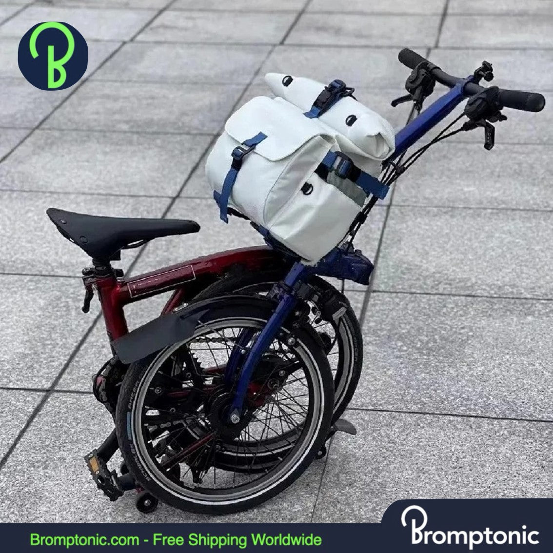 Sac à dos porte-bagages avant Brompton 15L/21L